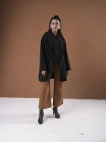 S1-BLACK TOP WITH RUFFLED POCKET - Image 5