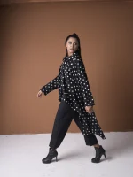 S1-POLKA DOR BATWING SHIRT - Image 5