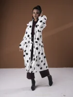 S1-POLKA DOT OVERCOAT - Image 6